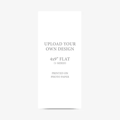 4x9" DIY | Flat Card (1-sided)