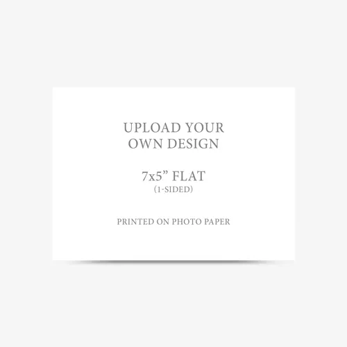 7x5" DIY | Flat Card (1-sided)