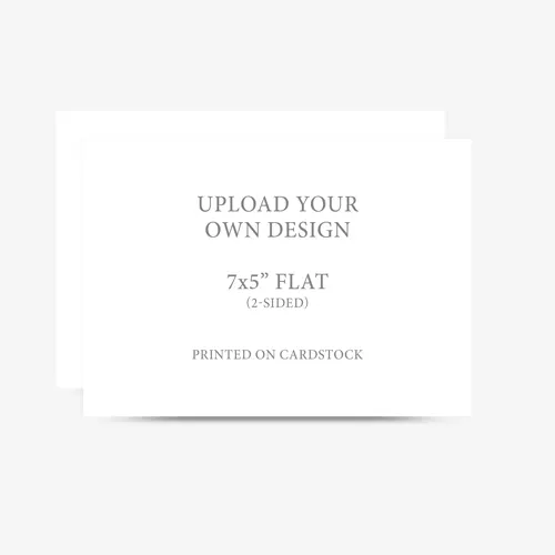 7x5" DIY | Flat Card (2-sided)