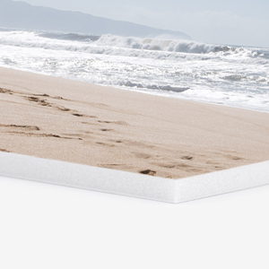 3/16 inch White Foam Core Best for short term displays Lightweight & economical
