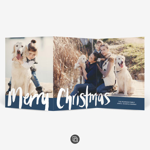 Merry Christmas | Folded Card