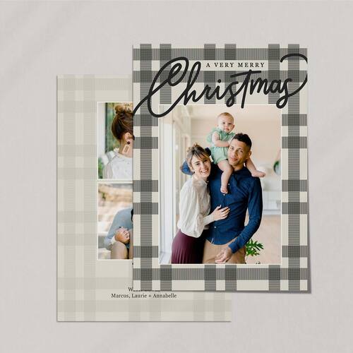 Flannel Christmas 5x7-V